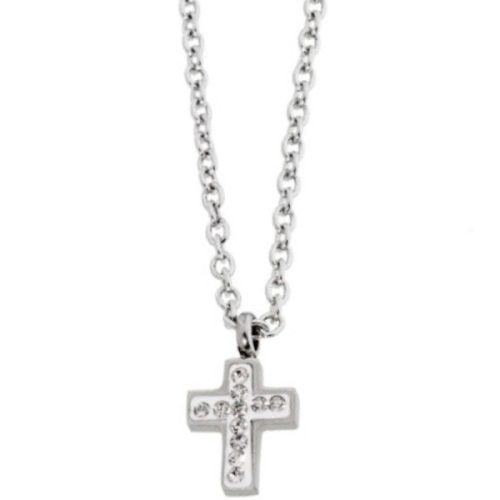 Collana Croce Donna MARLU' Brillantini