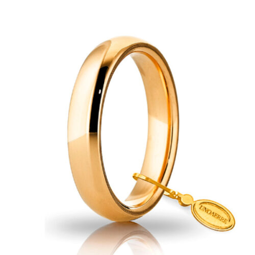 Fede Comfort 4 mm Oro Giallo UNOAERRE