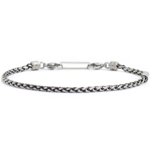 Bracciale da Uomo in Acciaio Brunito MARLU'