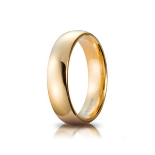 Fede Comfort 5 mm Oro Giallo UNOAERRE
