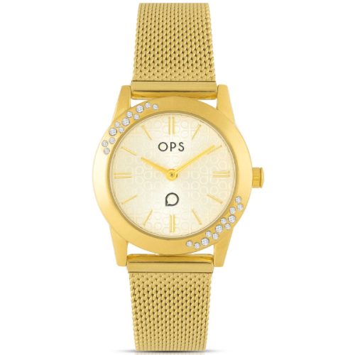 Orologio Dorato Maglia Milano Donna OPS