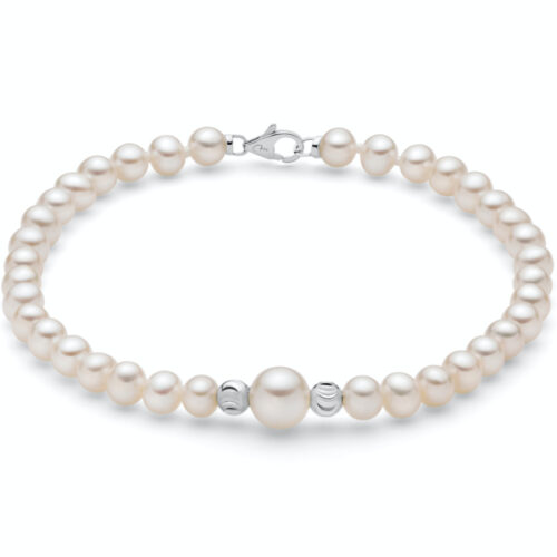 Bracciale Perle e Boule Oro MILUNA