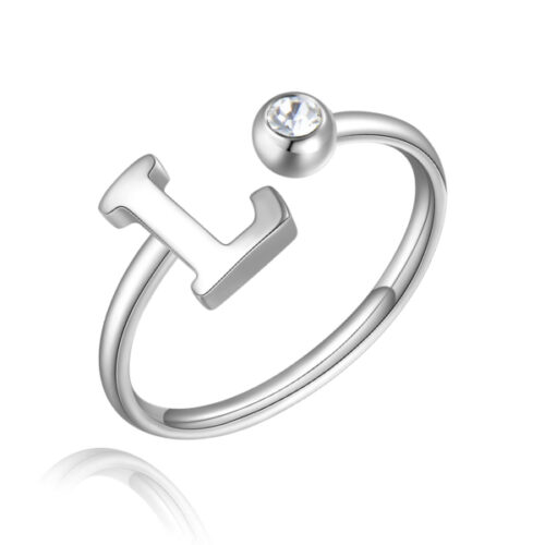 Anello Iniziale "L" S'AGAPO' da Donna