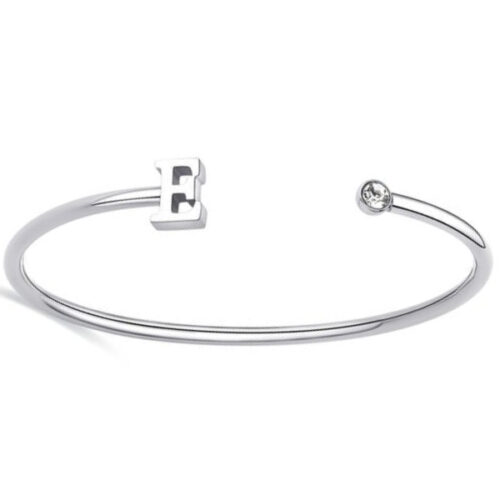 Bracciale Rigido Iniziale "E" S'AGAPO' da Donna
