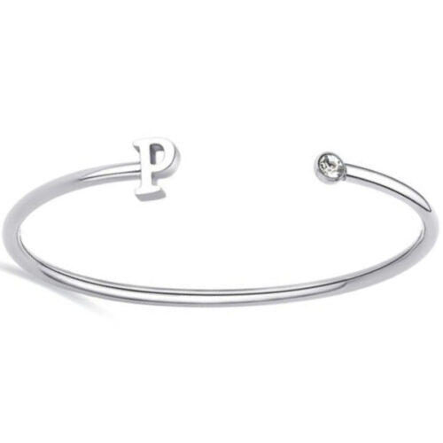 Bracciale Rigido Iniziale "P" S'AGAPO' da Donna