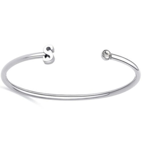 Bracciale Rigido Iniziale "S" S'AGAPO' da Donna