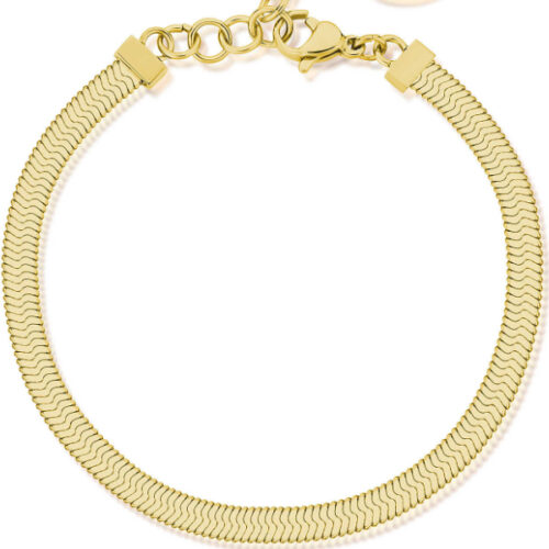 Bracciale Acciaio Dorato Donna S'AGAPO'