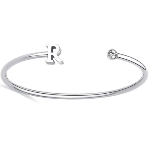 Bracciale Rigido Iniziale "R" S'AGAPO' da Donna
