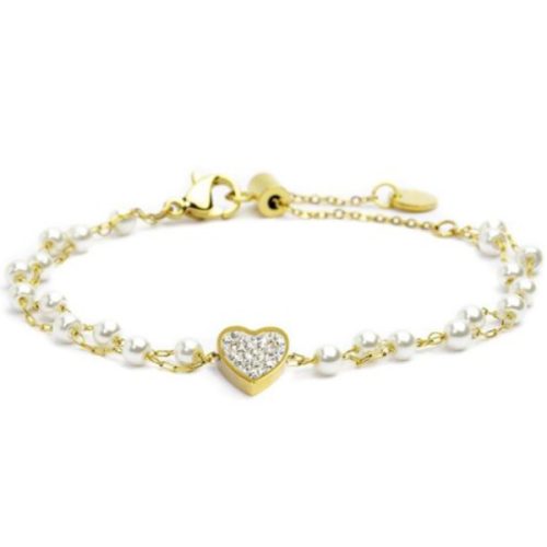 Bracciale Donna Cuore Perle MARLU'