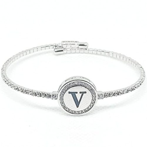 Bracciale Tennis Iniziale "V" KIARA