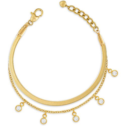 Bracciale da Donna in Acciaio Dorato OPS OPSBR-801-1700