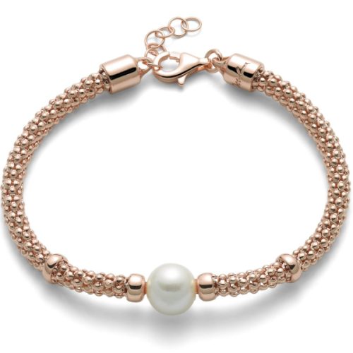 Bracciale in Argento Rosato MILUNA Collezione Miss Italia