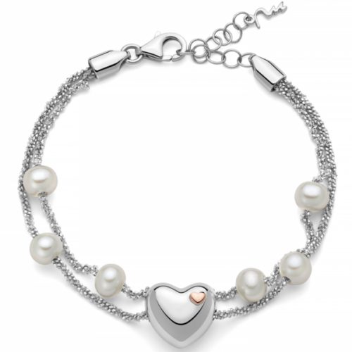 Bracciale Donna Cuore Argento MILUNA