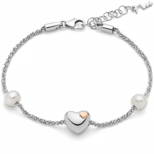 Bracciale Cuore in Argento MILUNA