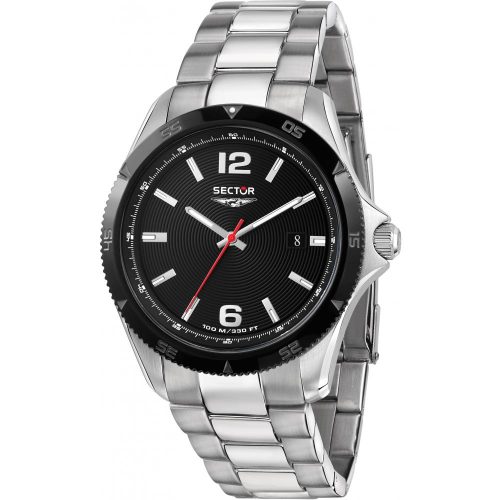 Orologio da Uomo  SECTOR Solo Tempo, Quadrante Nero