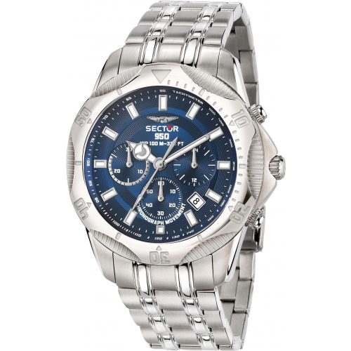 Orologio Cronografo da Uomo SECTOR Quadrante Blu