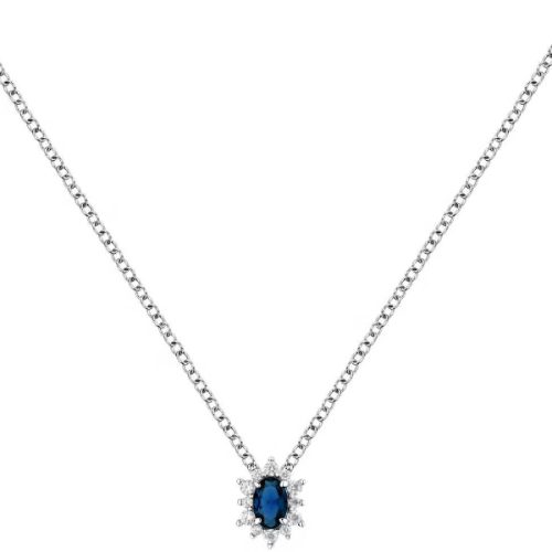 Collana Pendente colore Blu Zaffiro da Donna MORELLATO