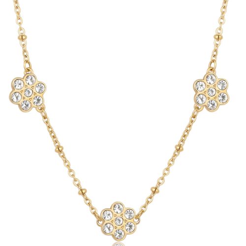 Collana Dorata da Donna S'AGAPO' Fiori
