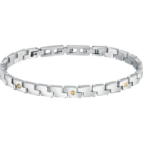 Bracciale da Uomo Acciaio e Oro MORELLATO SATM17