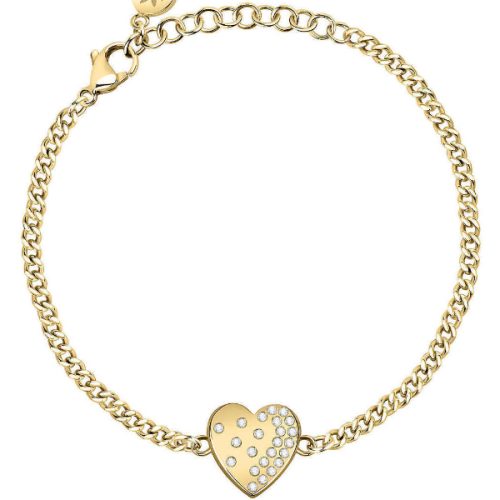 Bracciale da Donna Cuore MORELLATO in Acciaio Dorato