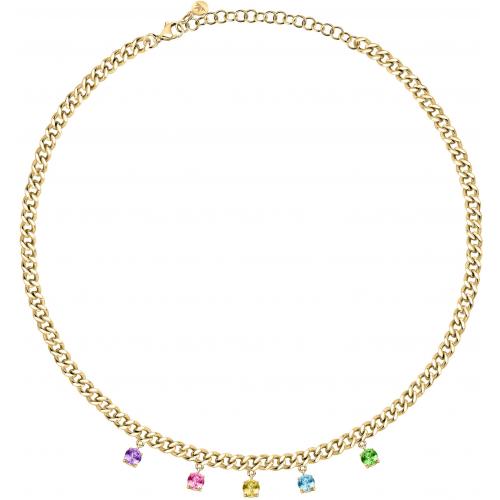 Collana Dorata con Pendenti Colorati MORELLATO