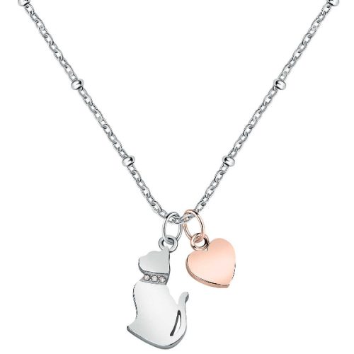 Collana Pendenti Cuore Gatto da Donna MORELLATO SAVL05