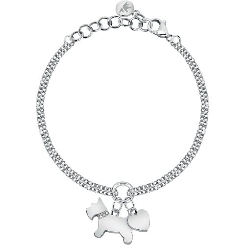Bracciale da Donna con Pendenti Cuore Cane MORELLATO