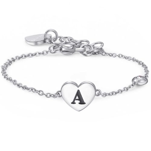 Bracciale Cuore Iniziale "A" Donna S'AGAPO'