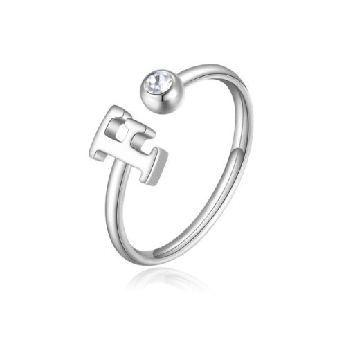 Anello Iniziale "F" S'AGAPO' da Donna
