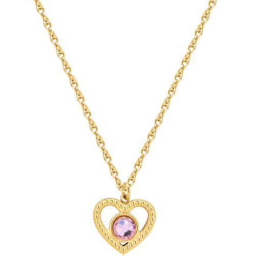 Collana Dorata Cuore da Donna S'AGAPO'