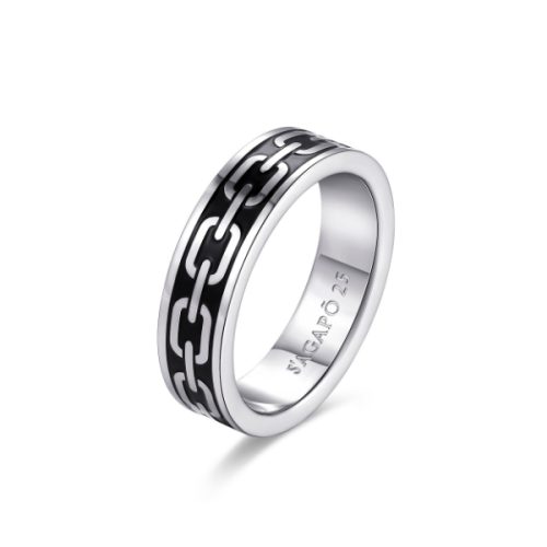Anello da Uomo in Acciaio S'AGAPO'