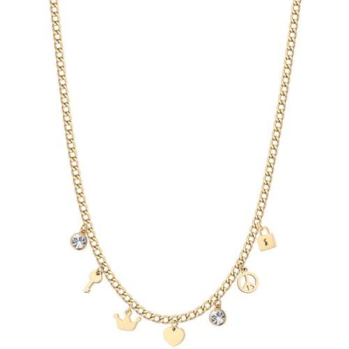 Collana Dorata da Donna in Acciaio S'AGAPO' Pendenti