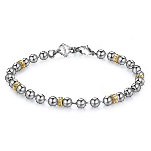 Bracciale Sfere da Uomo in Acciaio S'AGAPO' SZE11