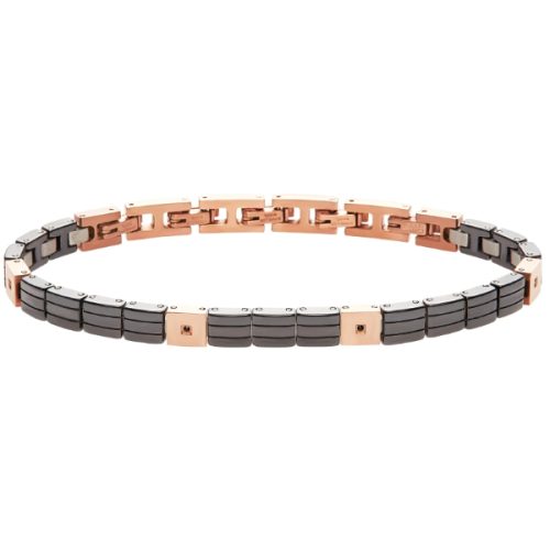 Bracciale Uomo Acciaio e Ceramica BREIL
