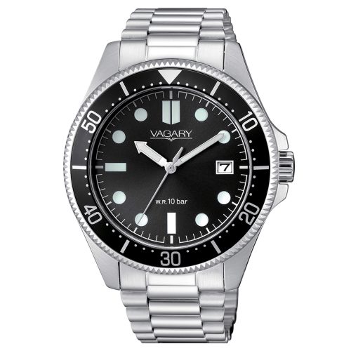 Orologio da Uomo VAGARY Quadrante Nero