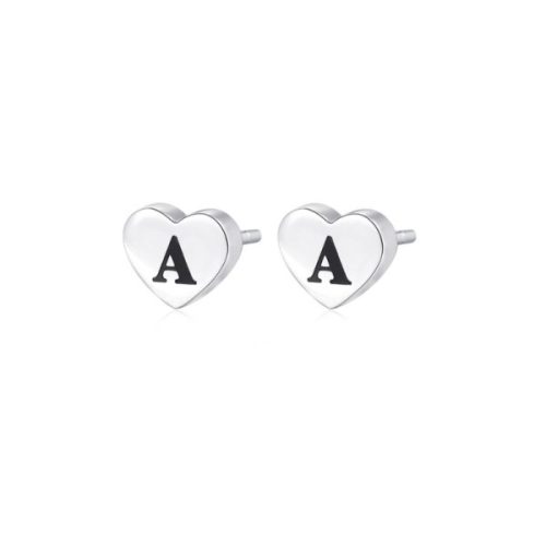 Orecchini Iniziale Cuore "A" S'AGAPO'