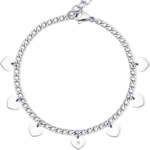 Bracciale da Donna in Acciaio S'AGAPO' Cuori