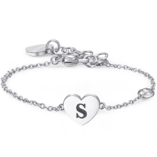 Bracciale Cuore Iniziale "S" S'AGAPO'