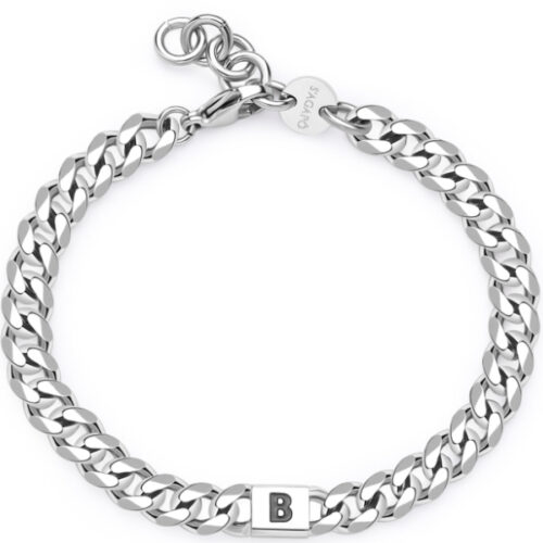 Bracciale Iniziale "B" da Uomo S'AGAPO'