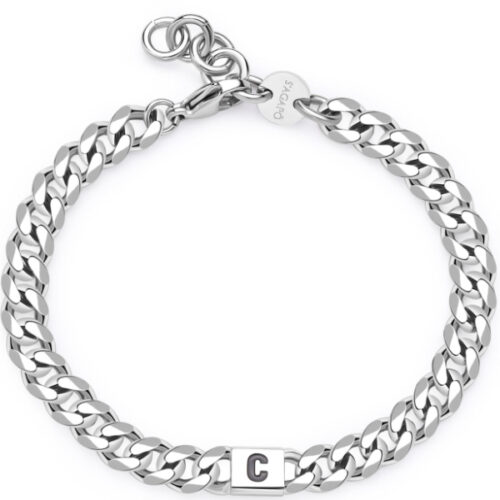 Bracciale Iniziale "C" Uomo S'AGAPO'