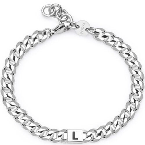 Bracciale Iniziale "L" da Uomo S'AGAPO'