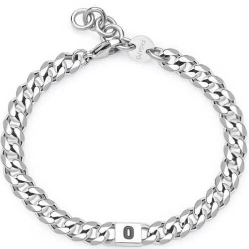 Bracciale Iniziale "O" da Uomo S'AGAPO'