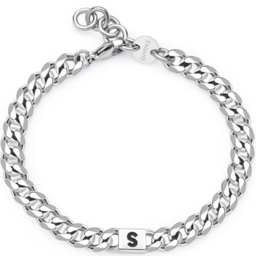 Bracciale Iniziale "S" Uomo S'AGAPO'