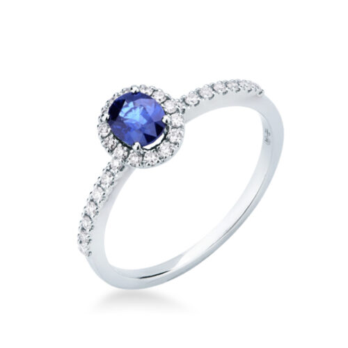 Anello Zaffiro Brillanti MIRCO VISCONTI