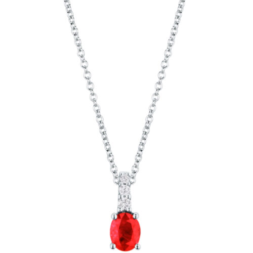 Collana Punto Luce Rubino MIRCO VISCONTI