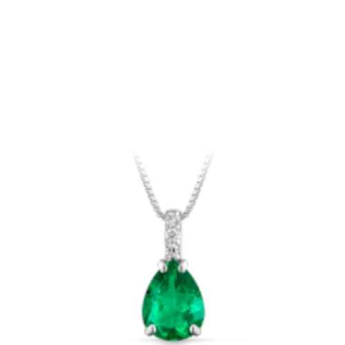 Collana Punto Luce Smeraldo LUCCIOLE