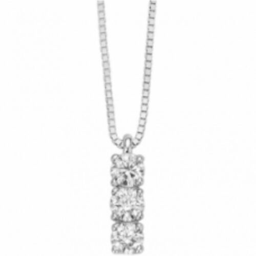 Collana Trilogy in Oro Bianco MILUNA