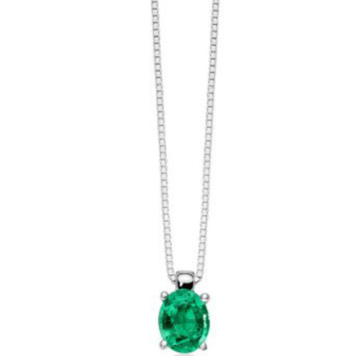 Collana Punto Luce Smeraldo MILUNA