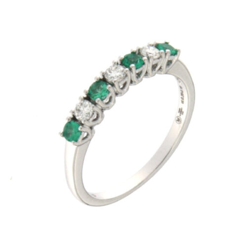 Anello Smeraldo Brillanti MIRCO VISCONTI