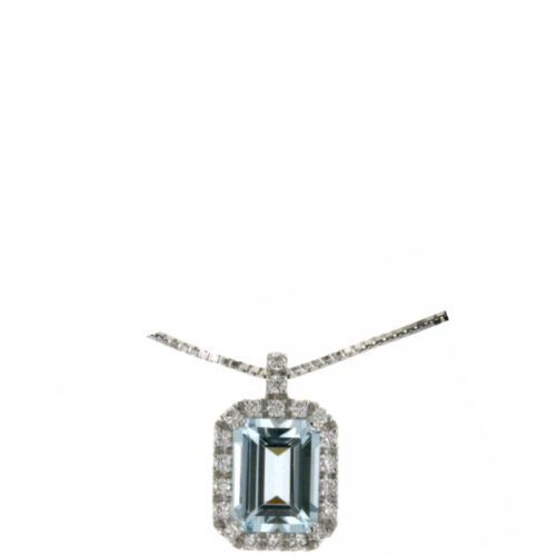 Collana Acquamarina e Brillanti MIRCO VISCONTI